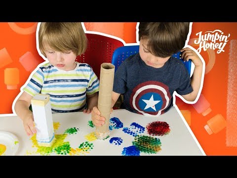 BUBBLE WRAP PRINTS  - ACTIVITIES FOR KIDS