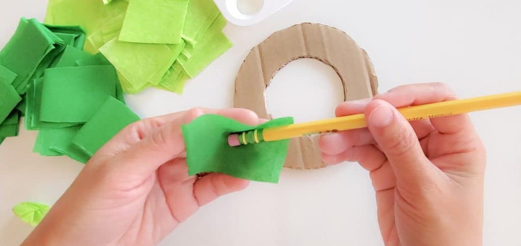 craft with tissue paper