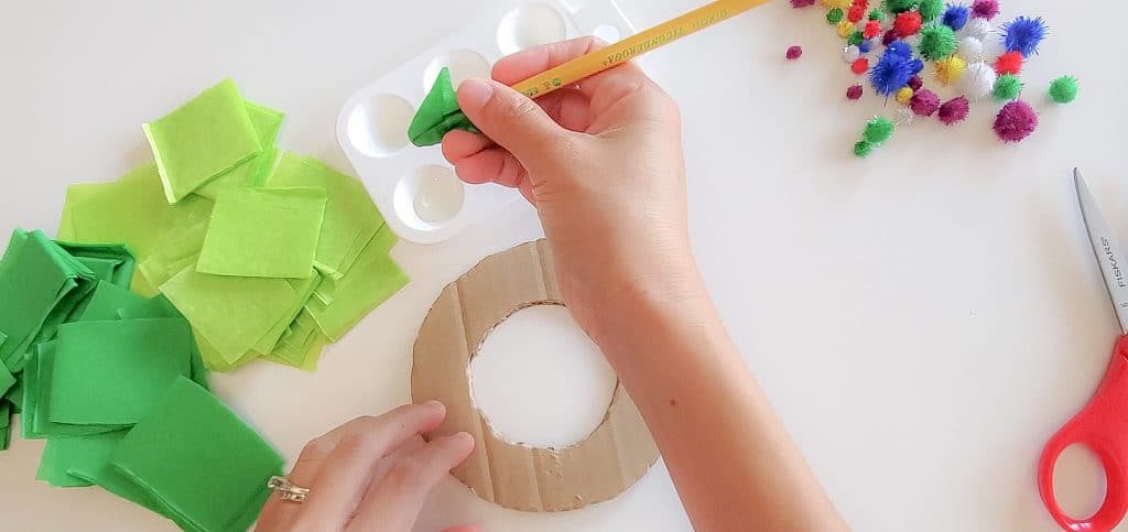 craft with tissue paper