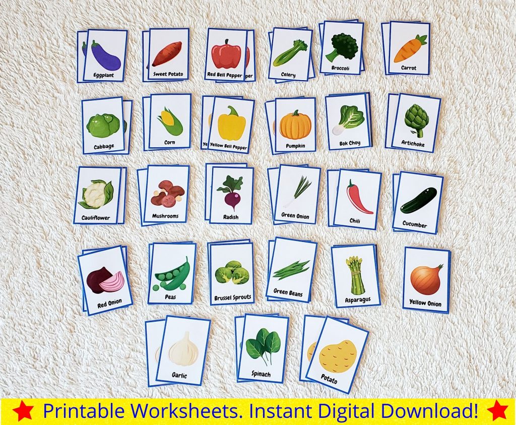 Vegetable Flashcards