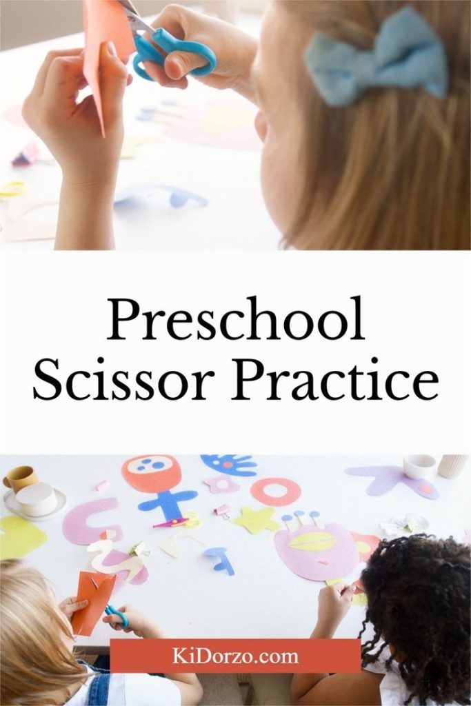 Preschool Scissor Practice