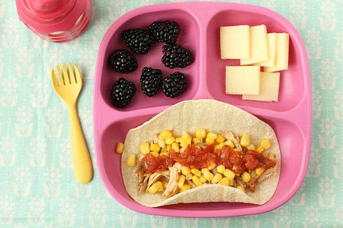 Cooking Activities for Toddlers - Chicken Corn Tacos