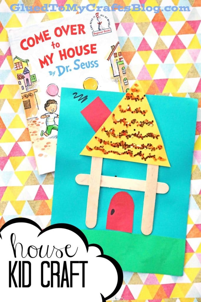 Popsicle Stick Letter Activities - H is for House Popsicle Stick