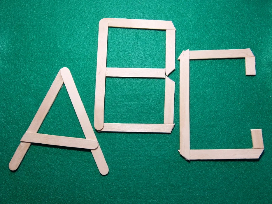 Popsicle Stick Letter Activities - Popsicle Stick Letters A to Z