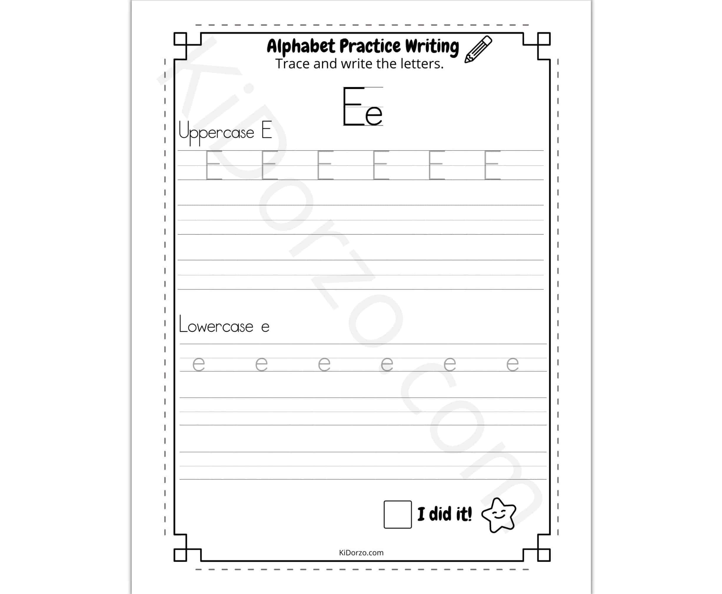 ABC Tracing Worksheet