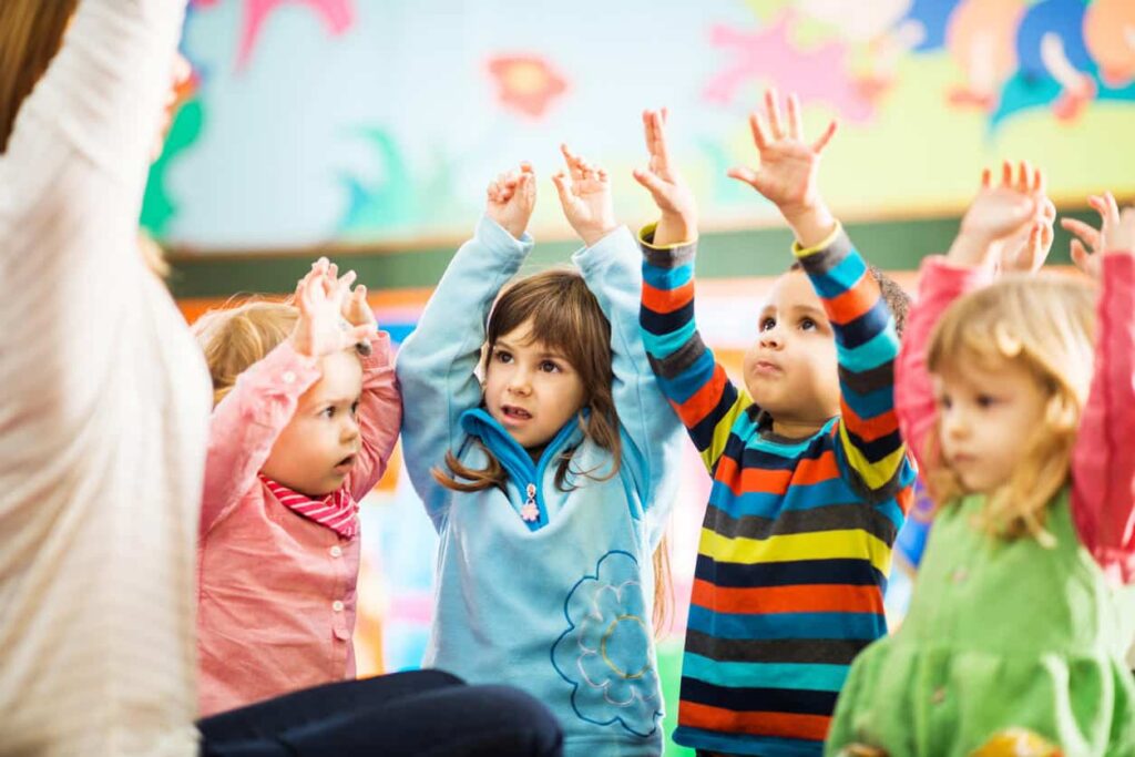 Balancing Activities for Toddlers - Simon Says