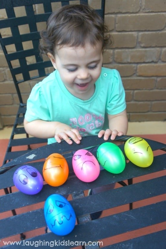 Emotion Activities for Toddlers - Emotion Eggs