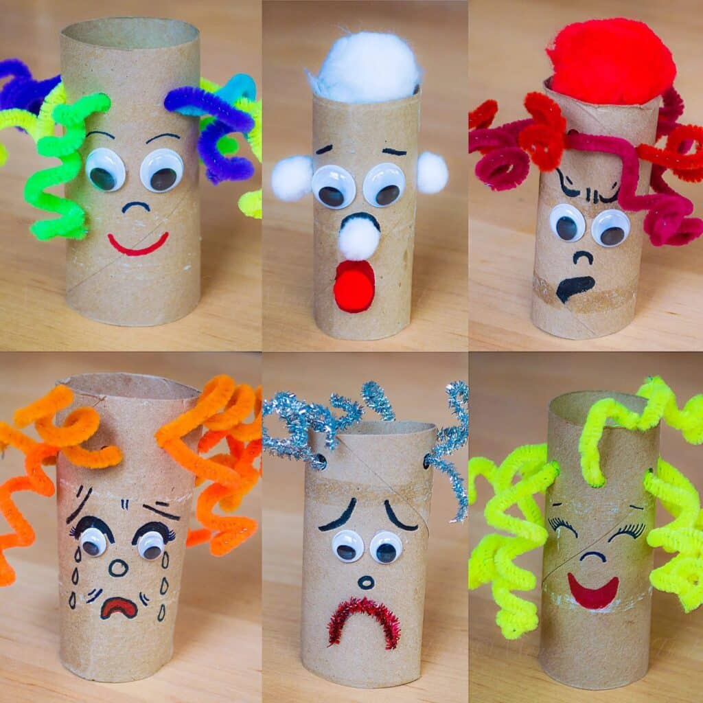 Emotion Activities for Toddlers - Emotion Puppets