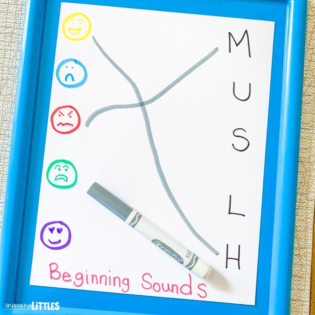 Emotion Activities for Toddlers - Emotions Beginning Sounds