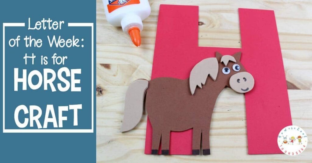 Horse Crafts for Preschoolers - H is for Horse Craft
