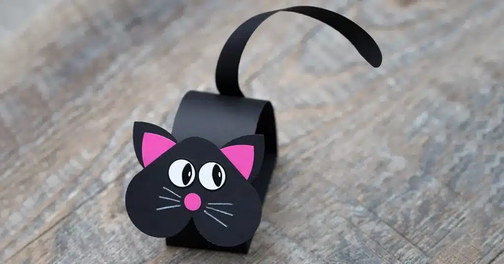 Cat Crafts for Toddlers - Fun Black Cat Craft - Halloween Cat Craft