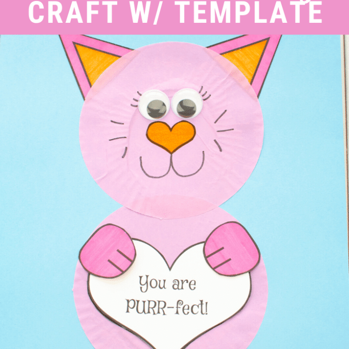 Cat Crafts for Toddlers - Cupcake Liner Cat Craft