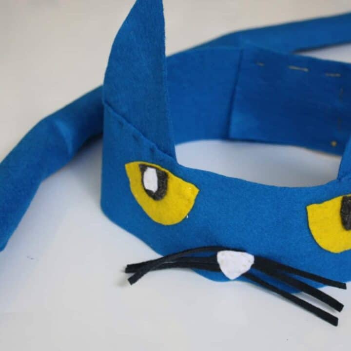 Cat Crafts for Toddlers - DIY Pete the Cat Costume Headband
