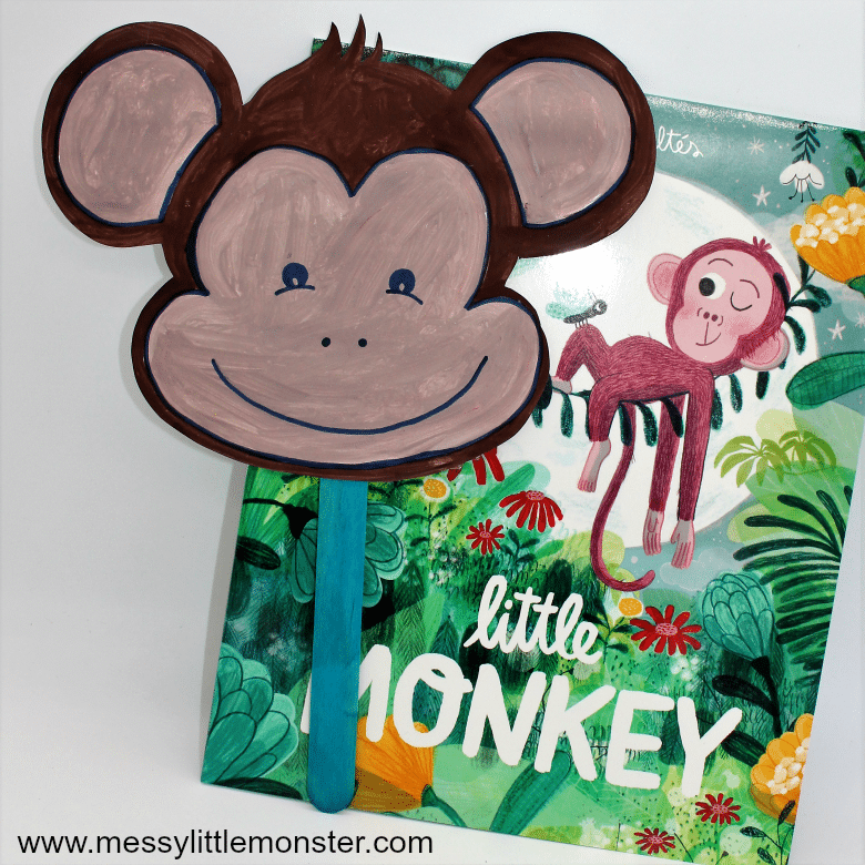 Monkey Crafts For Toddlers - Monkey Mask Craft