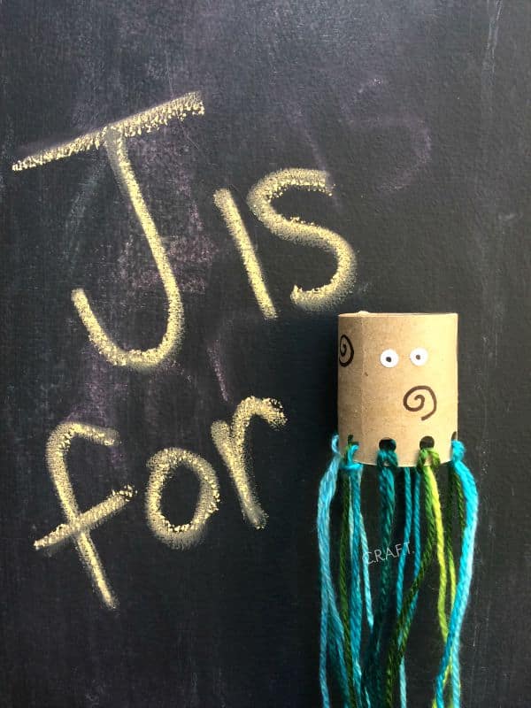 Art With Toilet Paper Tubes - Jellyfish